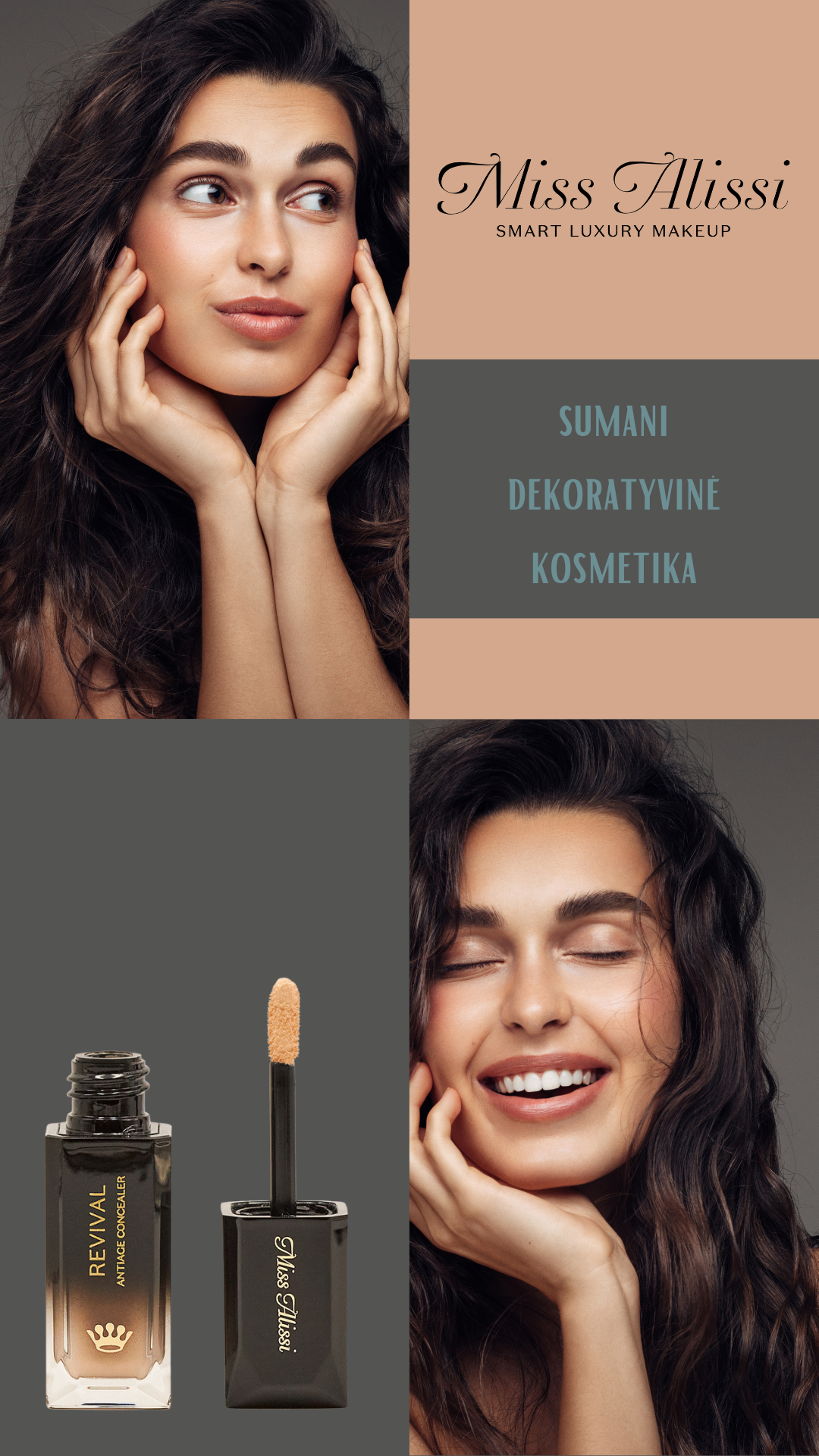 „„„Brown Beauty Woman Photo Collage“ kopija“ kopija“ kopija